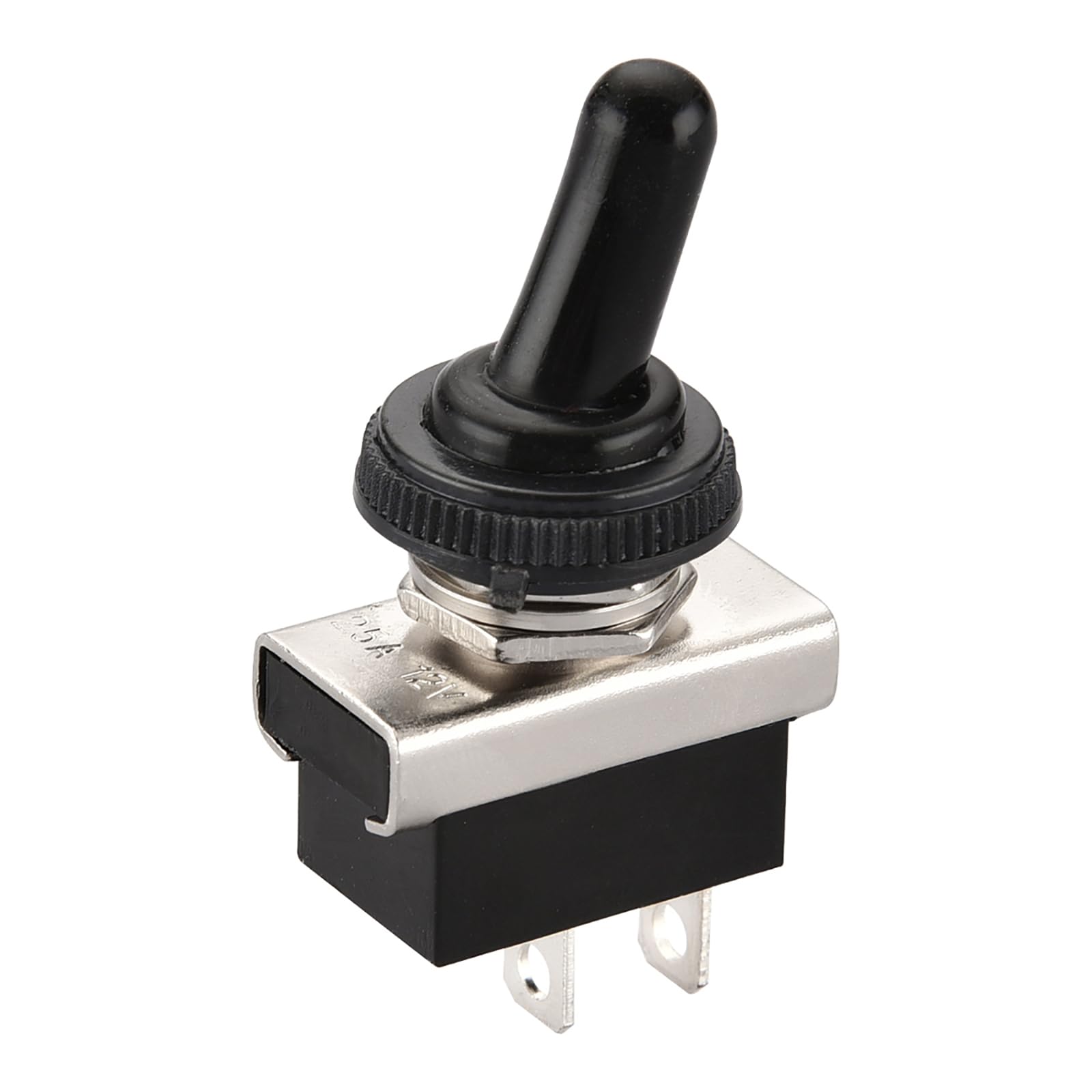 Baomain Toggle Switch SPST ON-Off Type 2 Pin 12V/10A with Waterproof Cover for Auto Car (1PCS)