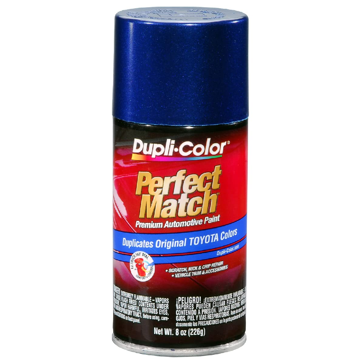 Dupli-Color EBTY16127 Perfect Match Automotive Spray Paint  Toyota Stellar Blue Pearl, 8L7  8 oz. Aerosol Can