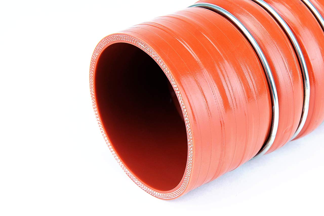 Hps Cac-275-L75-Hot Silicone High Temperature 4-Ply Aramid Reinforced Charge Air Cooler Cac Hose Hot Side, 100 Psi Maximum Press