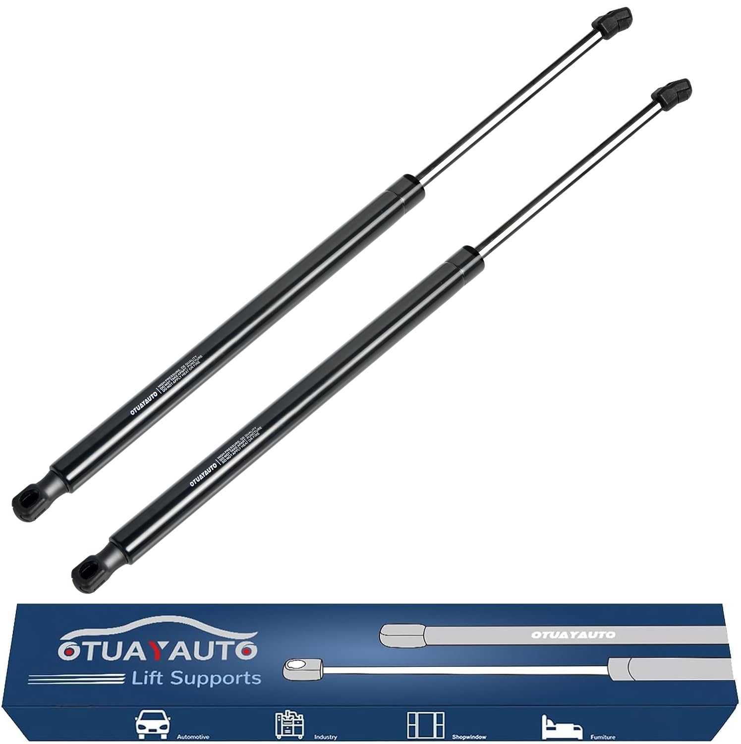 Otuayauto Premium Rear Hatch Tailgate Lift Supports Shock Struts Gas Spring Replacement For Ford Edge 2007-2014 Sport Utility Se