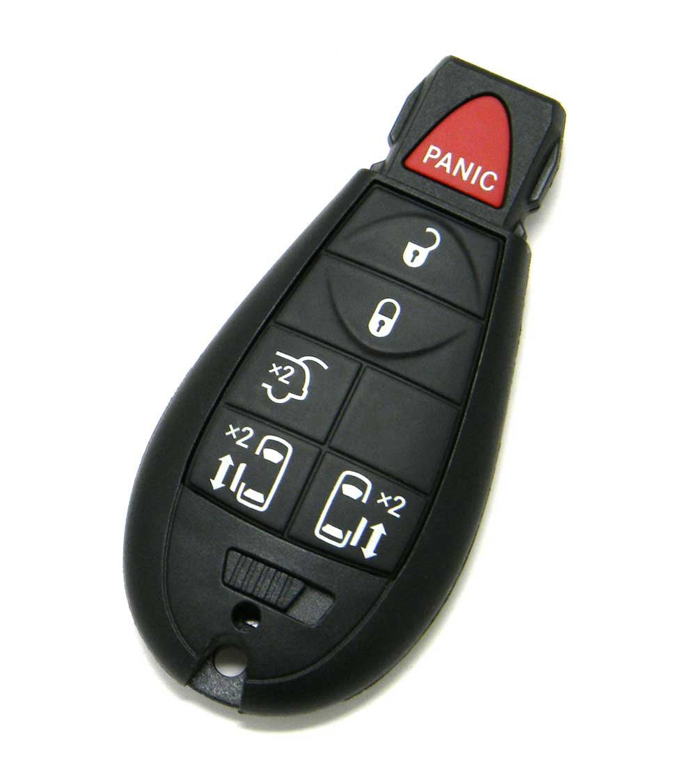 Oem 6-Button Fobik Key Fob Remote Compatible With 2008-2016 Chrysler Town & Country (Fcc Id: Iyz-C01C, P/N: 68066868, 56046704)