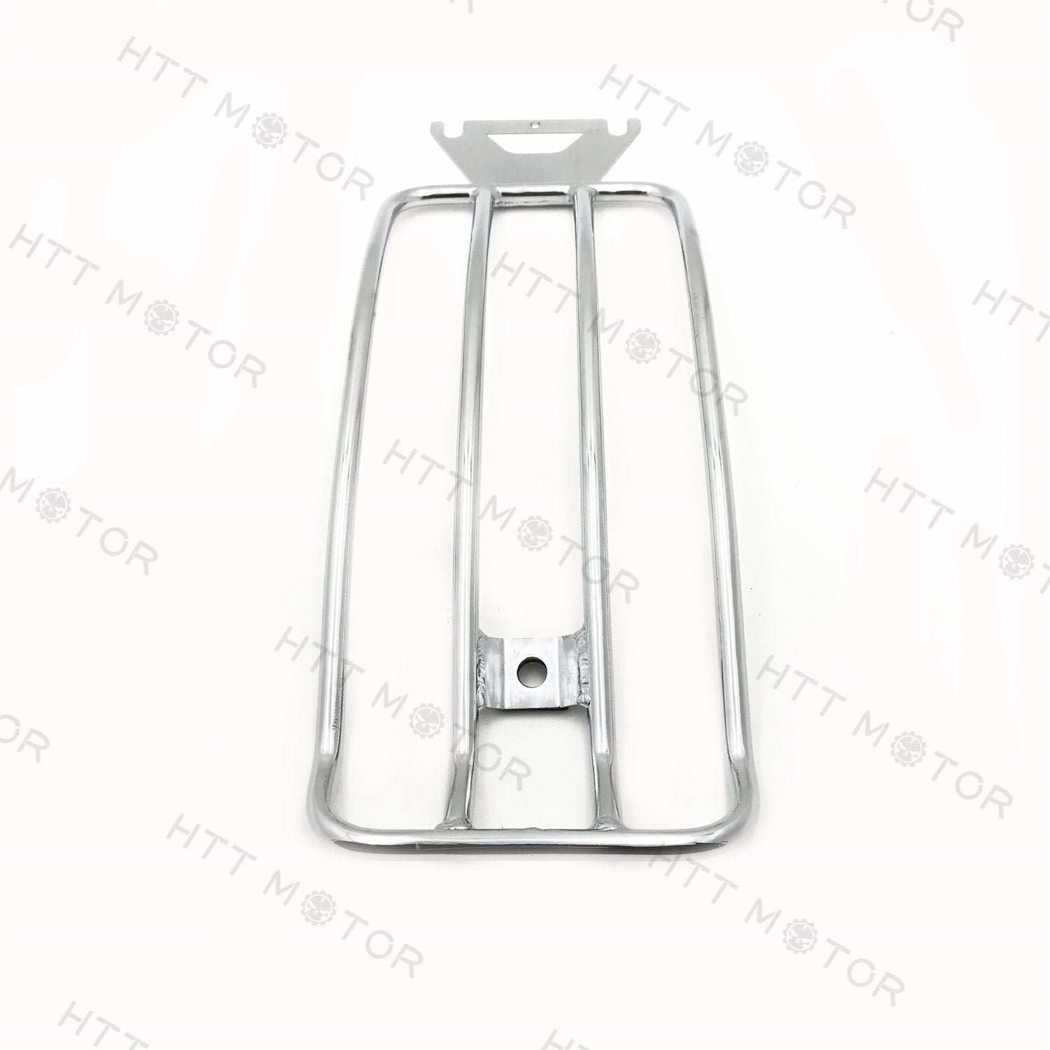 Smt-Chrome Steel Rear Shelf Fender Rack Plated Luggage Shelf 14''X6'' Compatible With Harley Davidson Flht Electra Glide Flhx St