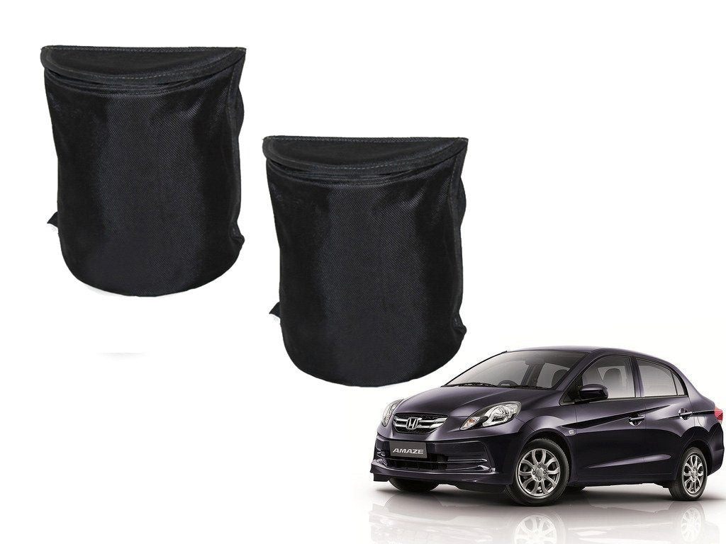 Kozdiko Semi Cylindrical Car Dustbin Set of 2 Pcs for Honda Amaze