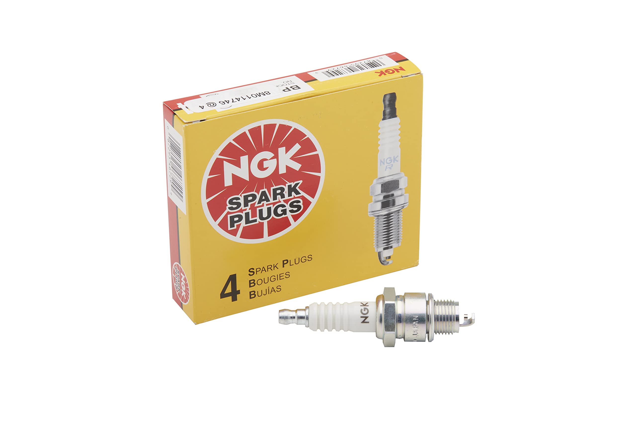 Ngk 6729 Spark Plug - Bp8Hs-15, 4 Pack