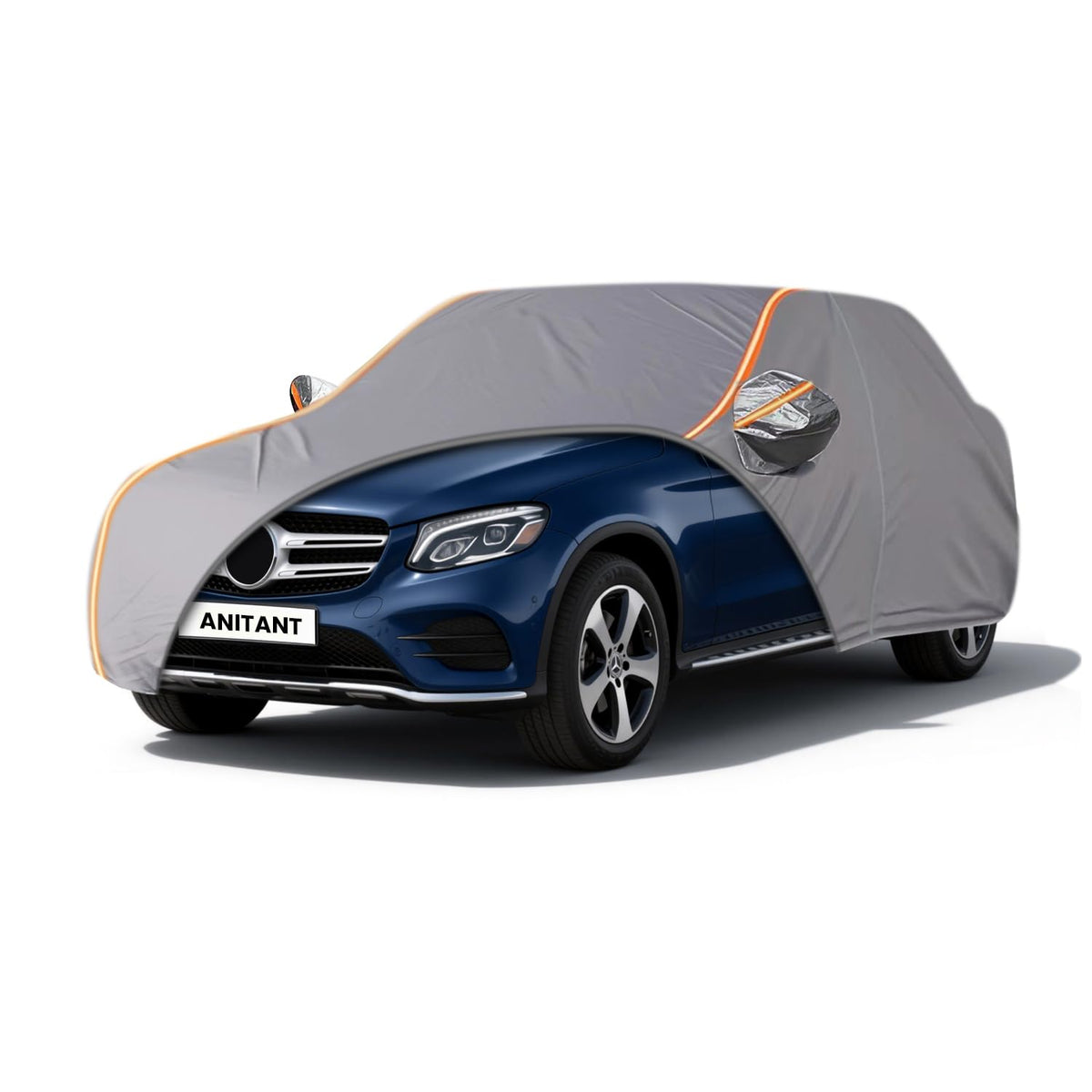 ANITANT Custom Fit Mercedes Benz GLC Car Cover for GLC 300 350e 2016-2025 Outdoor Waterproof Car Cover All Weather with Door Zip