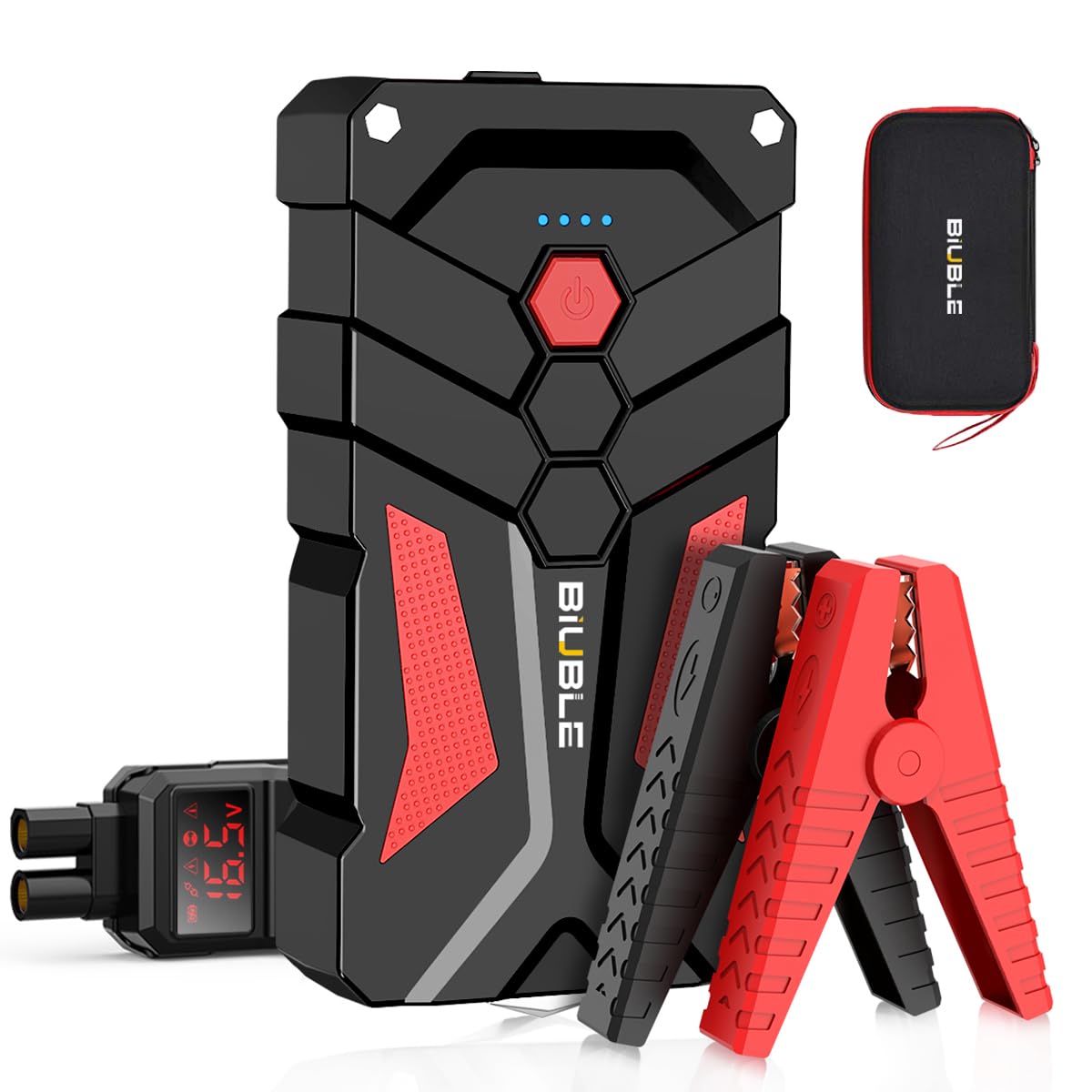 Biuble Jump Starter 12V Car Jump Starter 5000A Peak 21800Mah Auto Battery Booster Pack With Usb Quick Charge 3.0,Lithium Jump Bo
