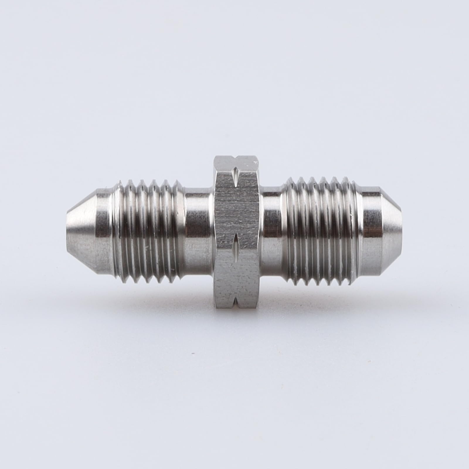 AC PERFORMANCE Stainless Steel -3 AN Male Flare to M10 x 1.0 Brake Hose Fitting Adapter