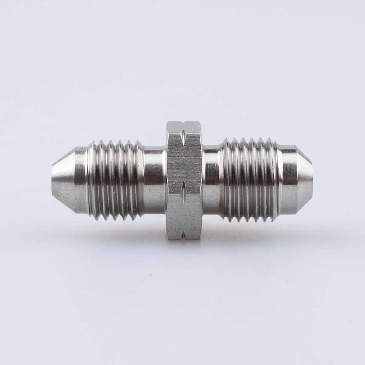AC PERFORMANCE Stainless Steel -3 AN Male Flare to M10 x 1.0 Brake Hose Fitting Adapter