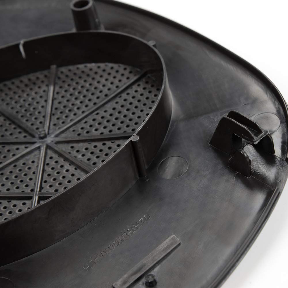 Pit66 Front Speaker Grill Cover Compatible With 98-05 Chevy Blazer/98-05 Gmc Jimmy Black Grille