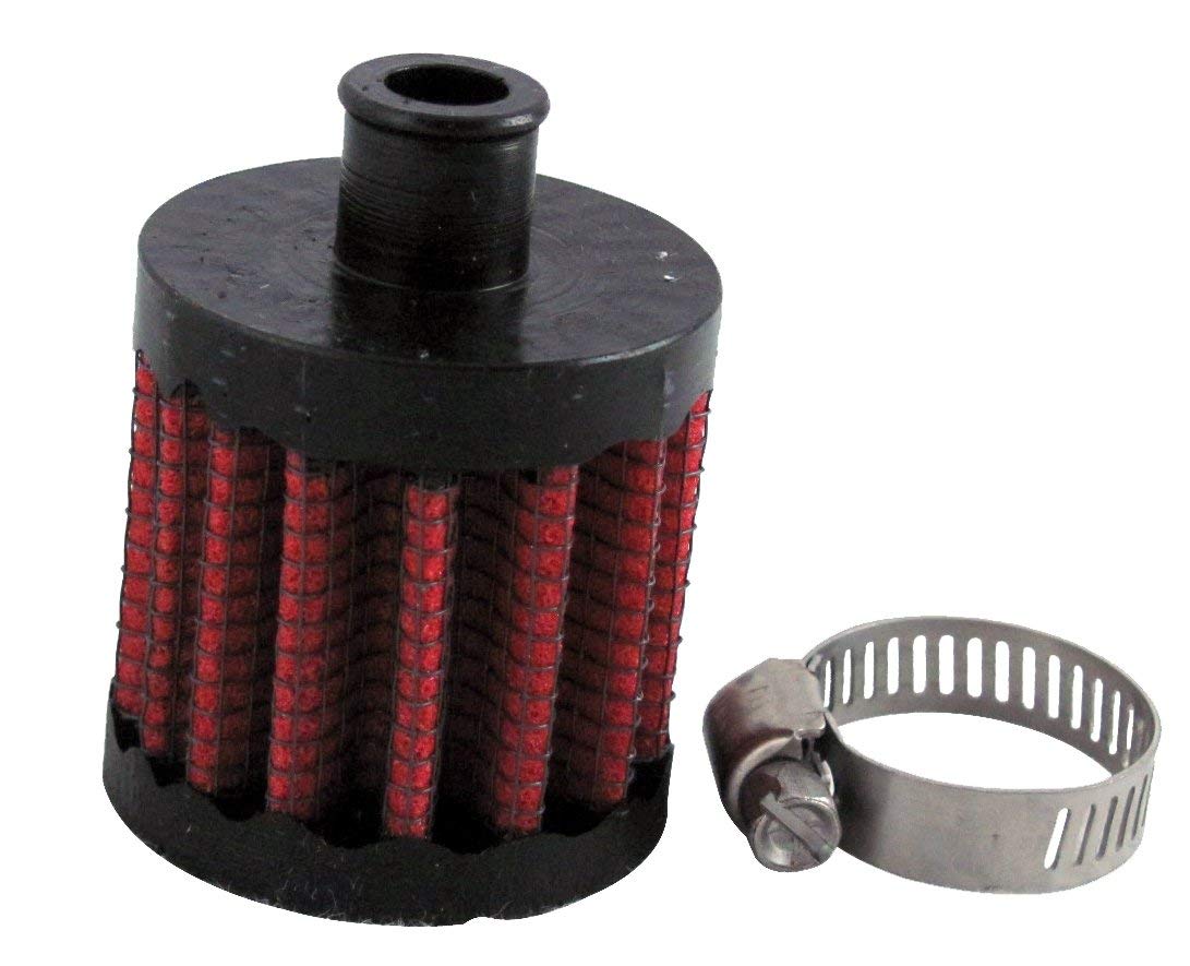 Uni Air Filter Breather Filter, 1 1/2' O.D. X 1 1/2' Length.5/16' Clamp O - Up-101