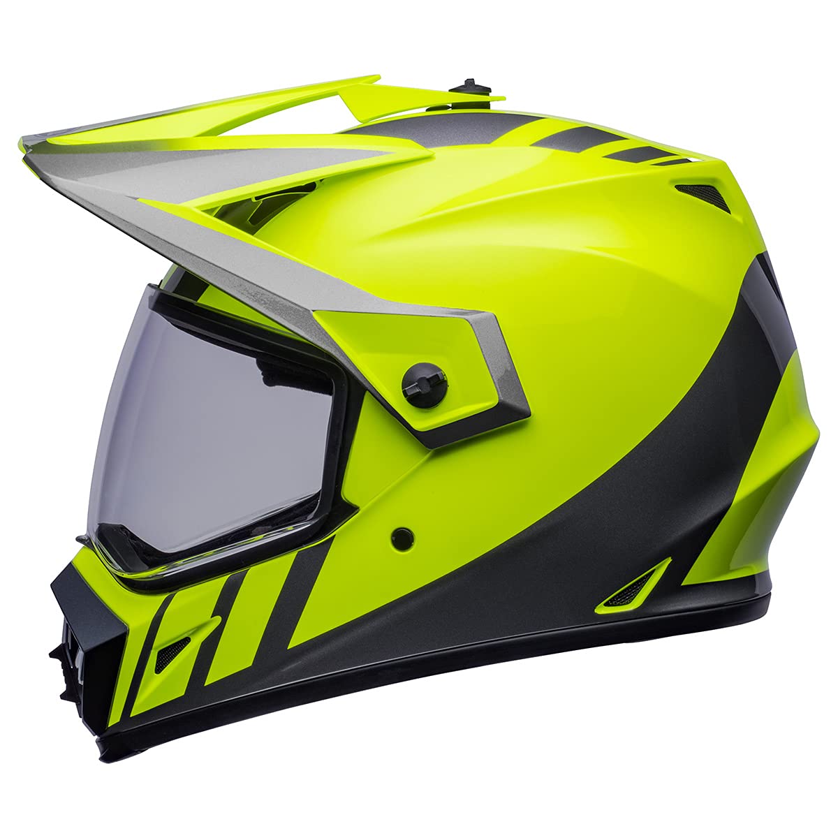 Bell Mx-9 Adventure Mips Dirt Helmet (Dash Hi-Viz Yellow/Gray - Xx-Large)