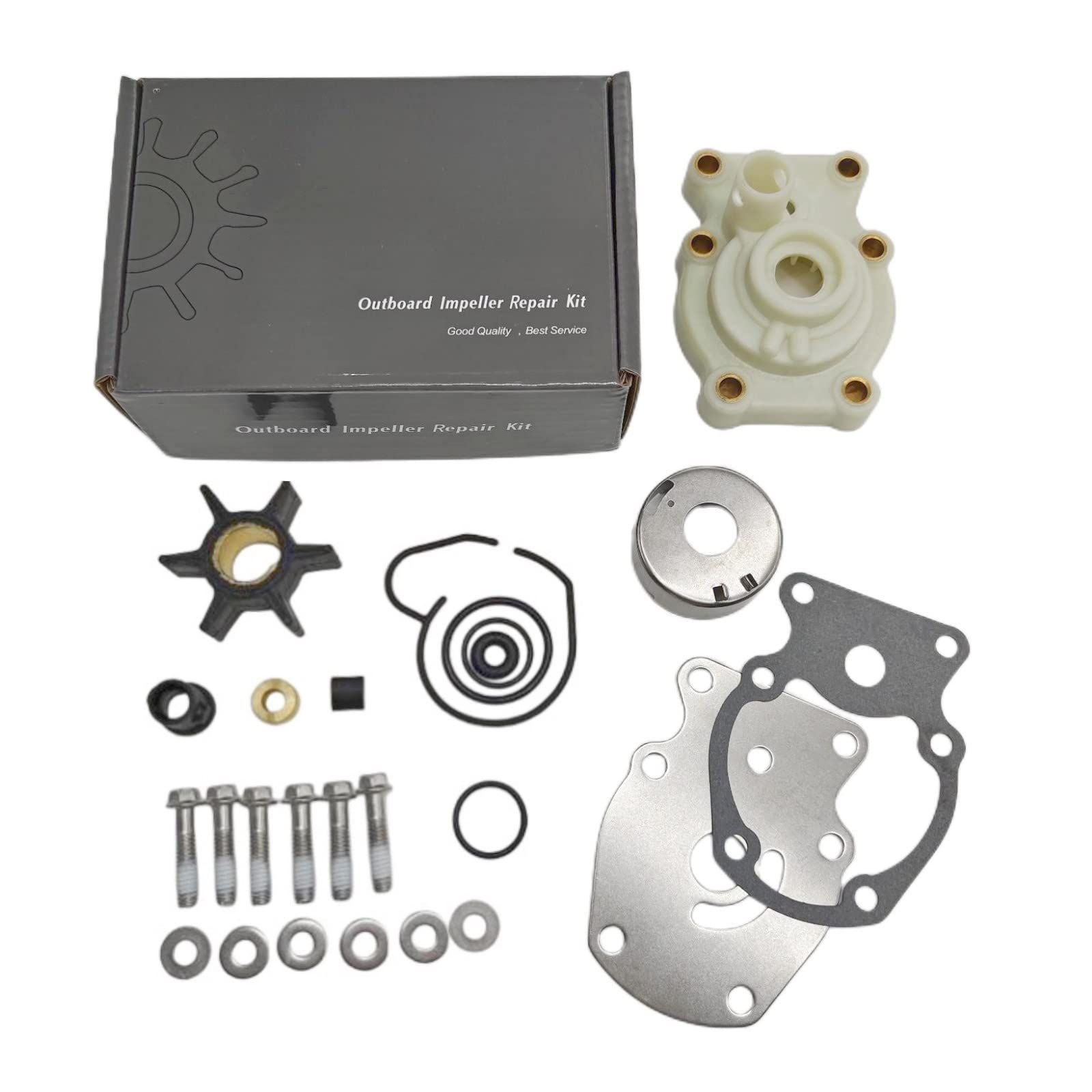 Ghmarine 393630 Water Pump Impeller Repair Kit For Evinrude Johnson Omc 20 25 30 35 Hp Outboard Model Sierra Marine 18-3382