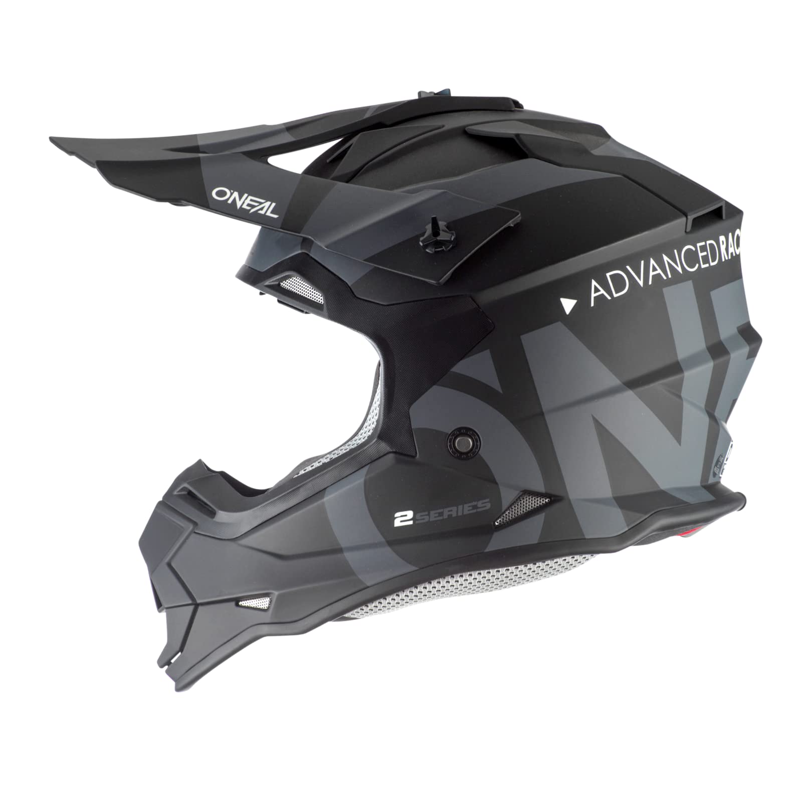 O'Neal - 0200-S15 2Series Adult Helmet, Slick (Black/Gray, Xl)