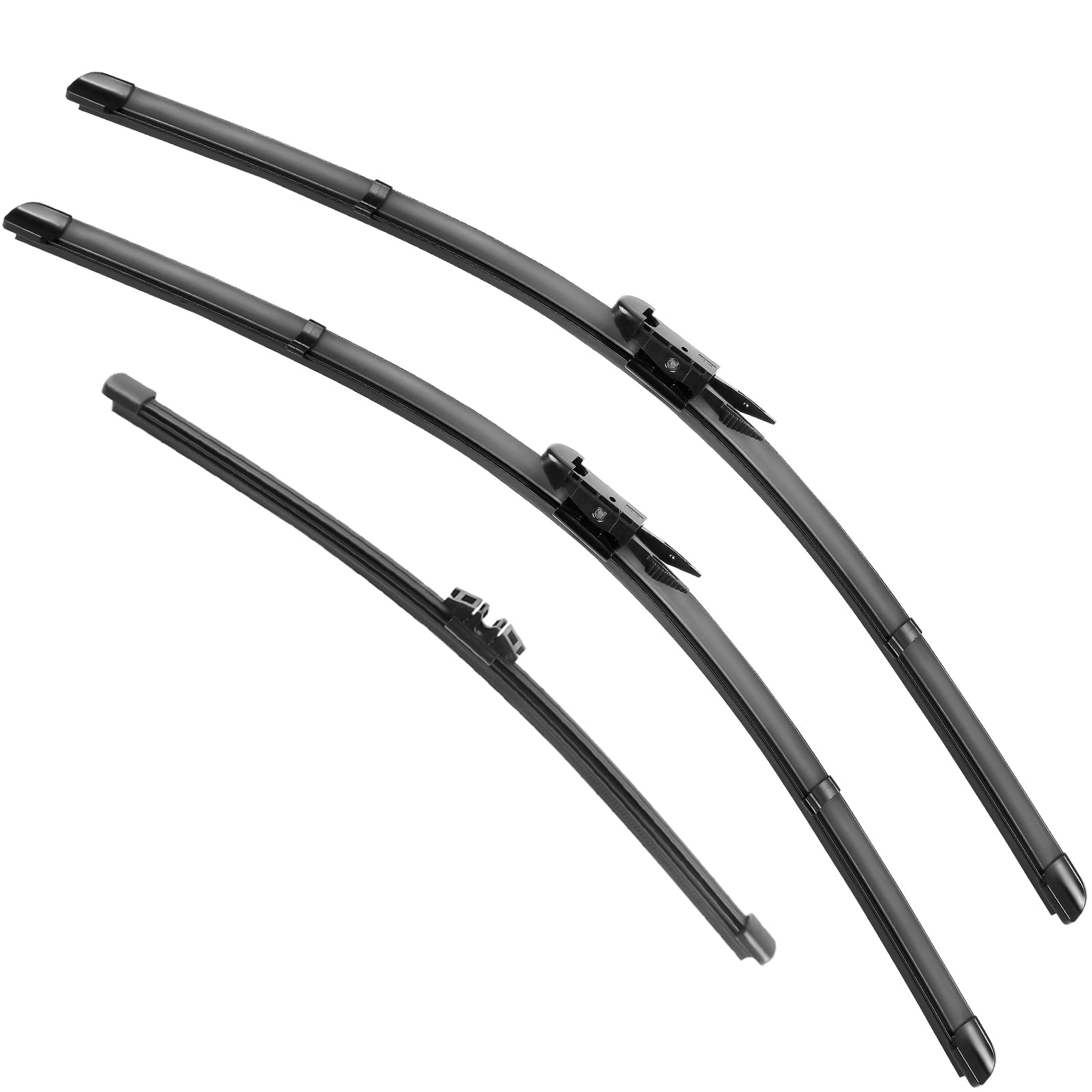 RAINTOK Windshield Wiper Blade Set Replacement for 2011-2022 Ford Explorer and Rear Windshield Wiper Blade-26''/22''/11'' (Set o
