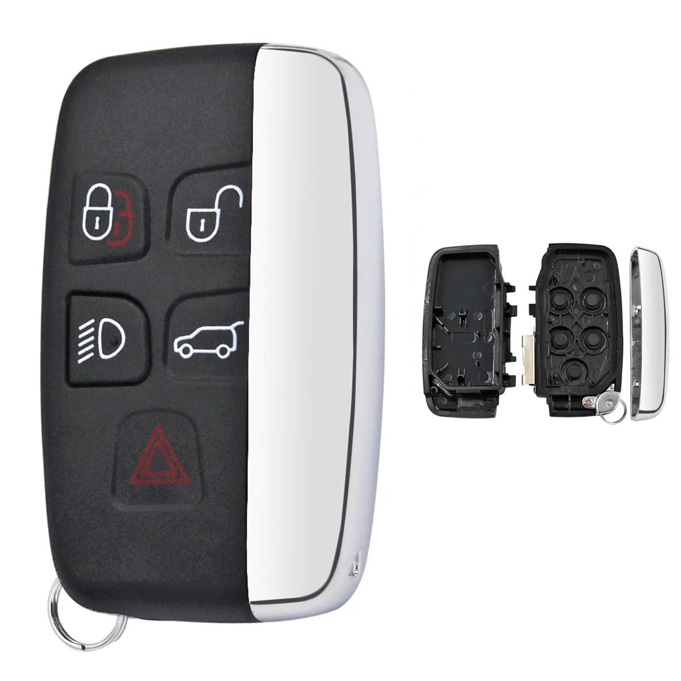 Replacement Key Fob Shell Case Fits for Land Rover Range Rover Sport Evoque LR4 LR2 Jaguar XJ XF XK F-Type F-PACE XE 2012-2018 K
