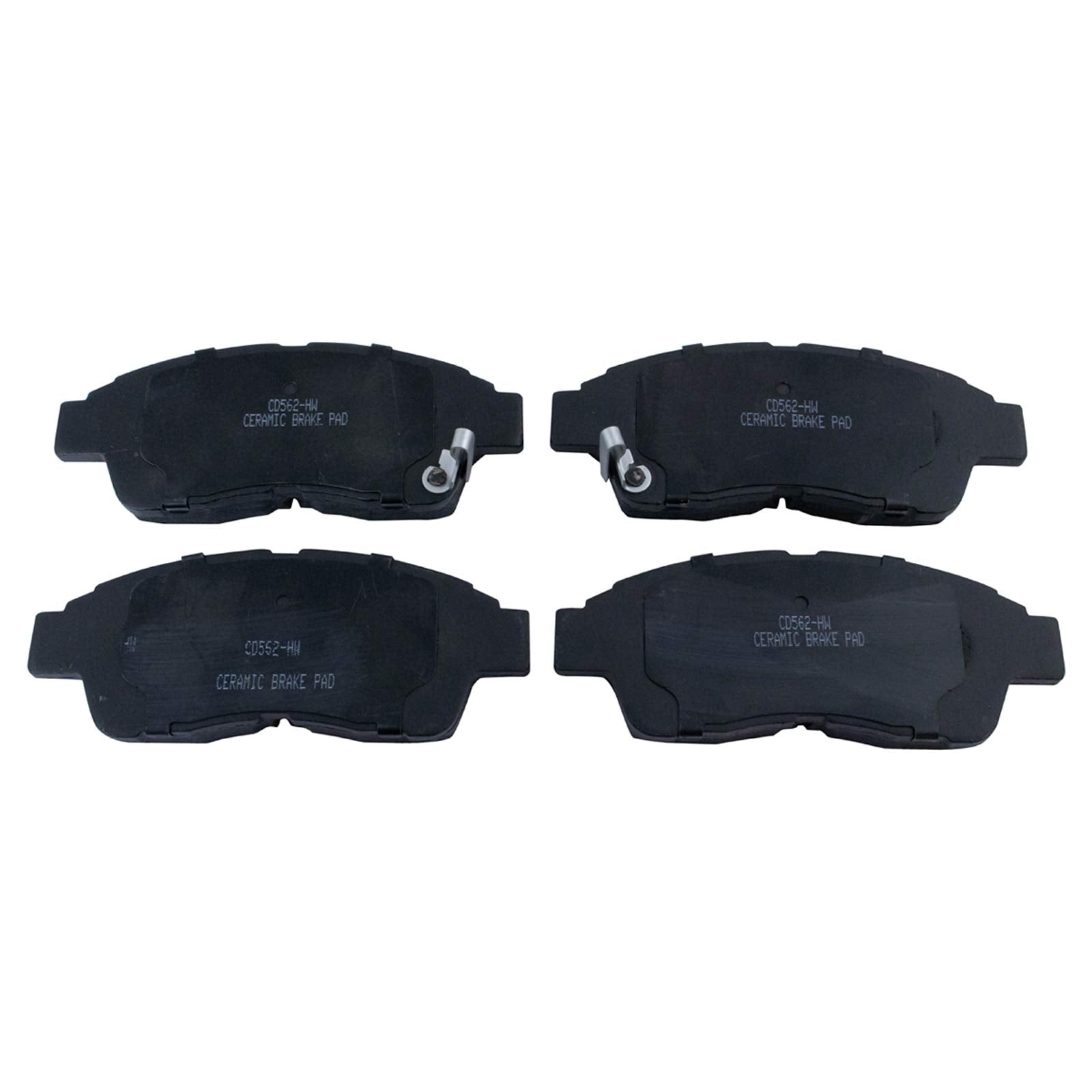 Trq Front Brake Pad & Rotor Kit Brake Pads Brake Rotor Ceramic Compatible With 1996-2000 Toyota Rav4