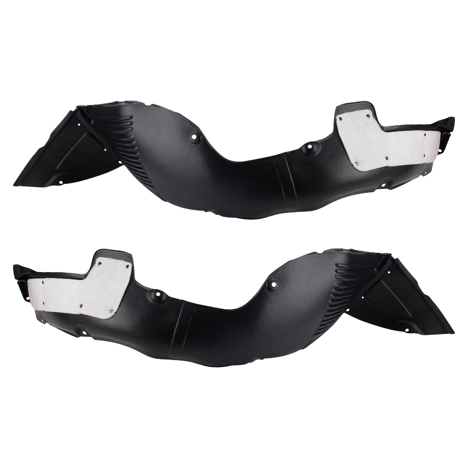 Trq Inner Fender Liner Set Compatible With 2013-2017 Hyundai Elantra Gt Hy1248157 Hy1249157