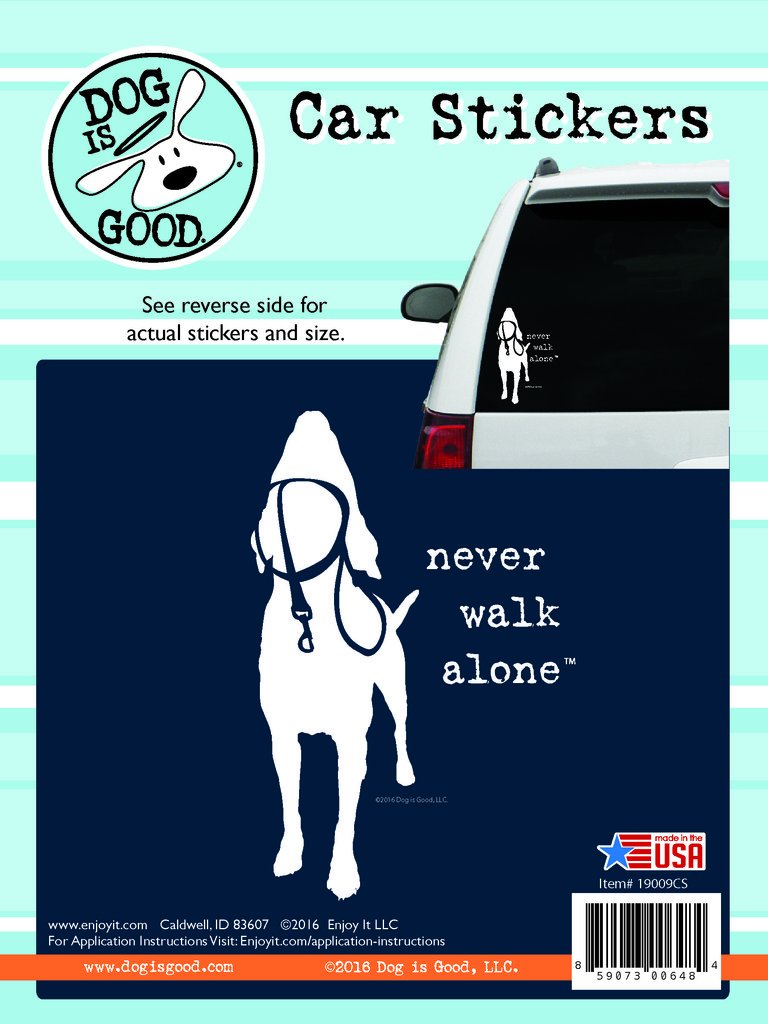 Enjoy It Llc 19009Cs Never Walk Alone Car Sticker