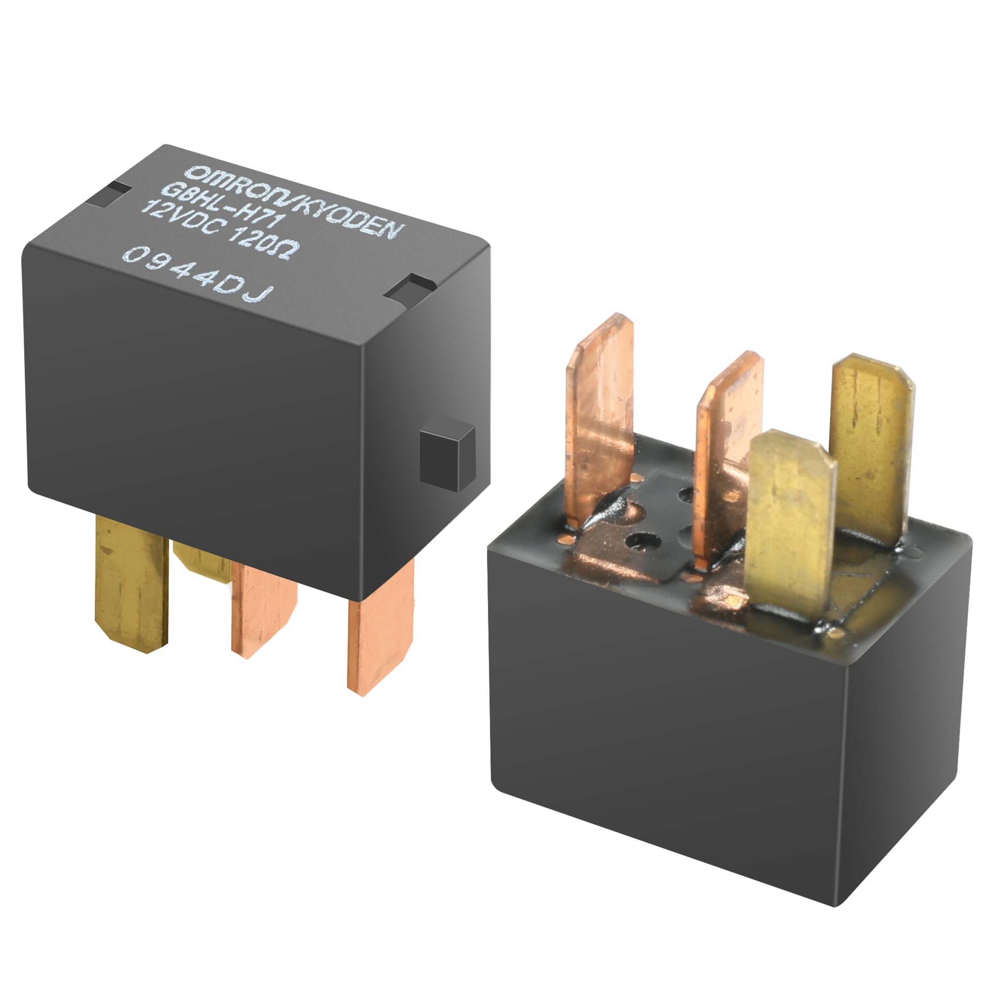 Zlirfy 2 Pack Ac Relay,Ac And Starter Relay,39794-Sda-A03 39794-Sda-A05,A/C Fan Motor,Head Lump,Multiple Use Relay Plug,4 Pins P