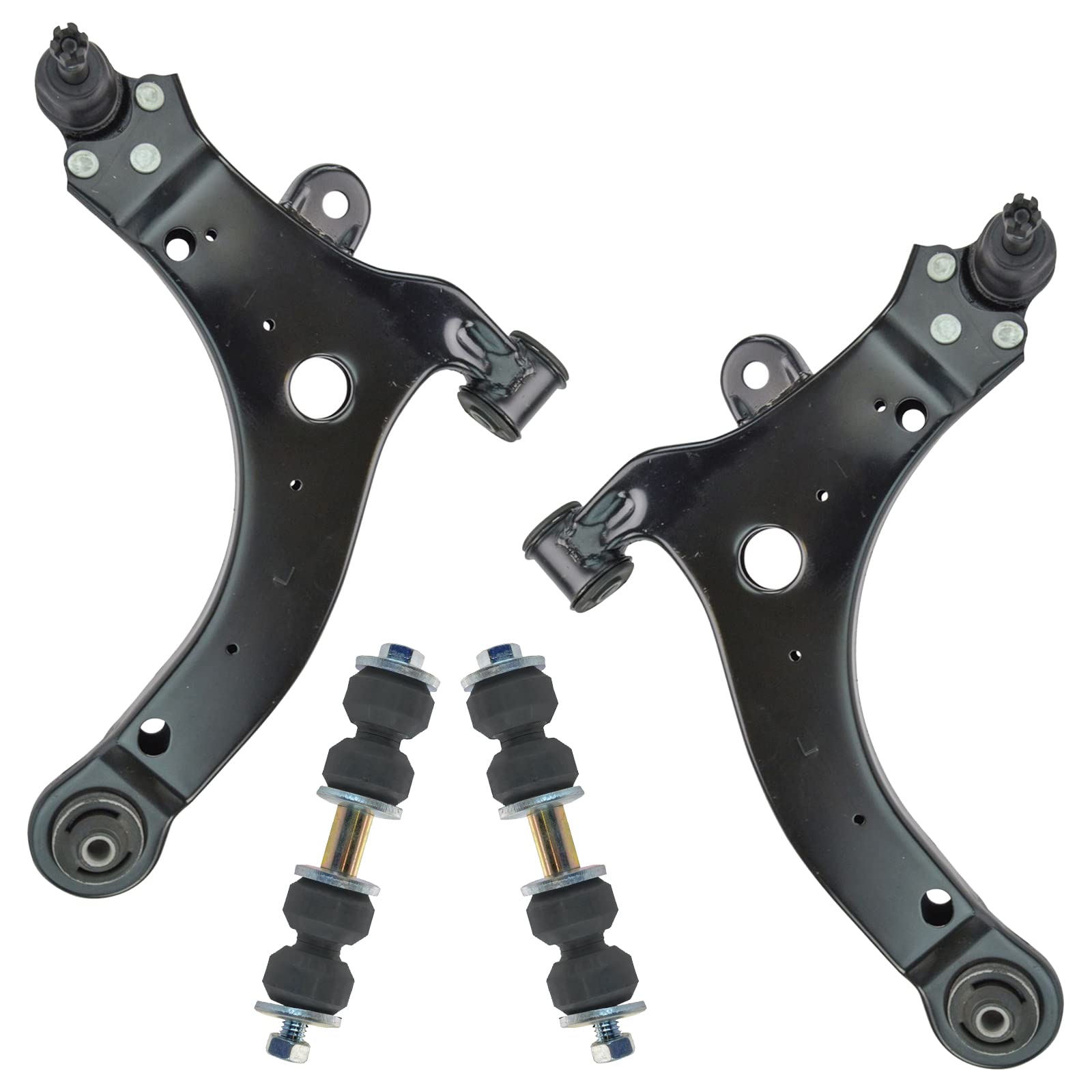 Trq Front Suspension Kit Control Arm With Ball Joint Sway Bar Stabilizer Link Compatible With 2000-2013 Chevrolet Impala