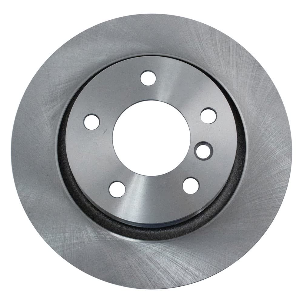 Trq Rear Brake Rotors Set Solid Compatible With 2000 Bmw 323Ci 323I 2001-2006 325Ci 2001-2005 325I 328Ci 1999-2000 328I
