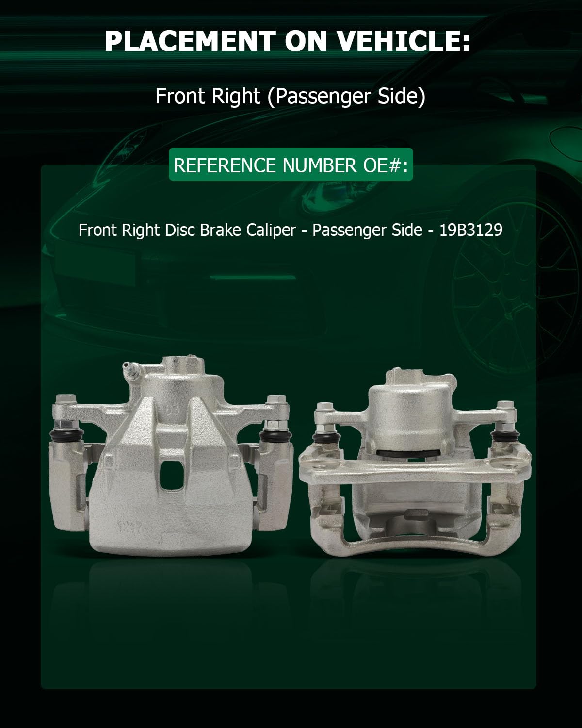 Scitoo 19B3129 Front Right Disc Brake Caliper Assembly W/Bracket For Lexus For Es350 2007-2011 2016-2018,For Toyota For Avalon 2