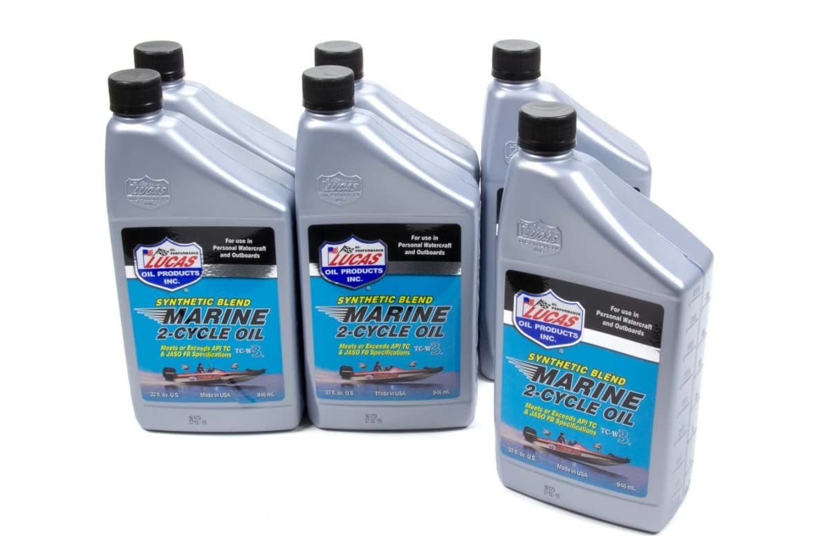 Synthetic Blend 2-Cycle Marine Oil/6X1/Quart