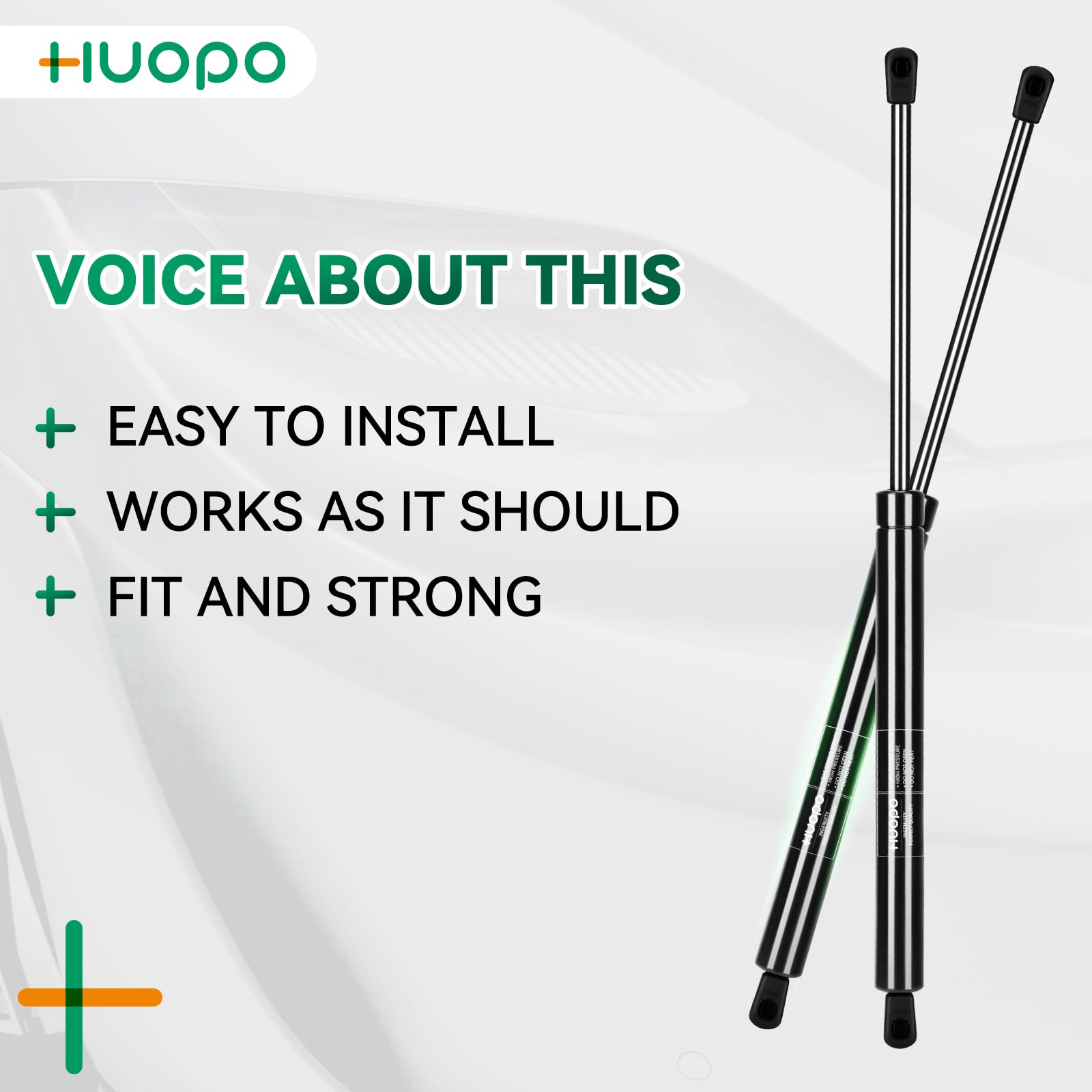 20 inch 150lb/667N Gas Shock Strut Lift Support for Tonneau Cover Camper RV Bed Basement Storage Doors Hatch Boat Lid Tool Box C