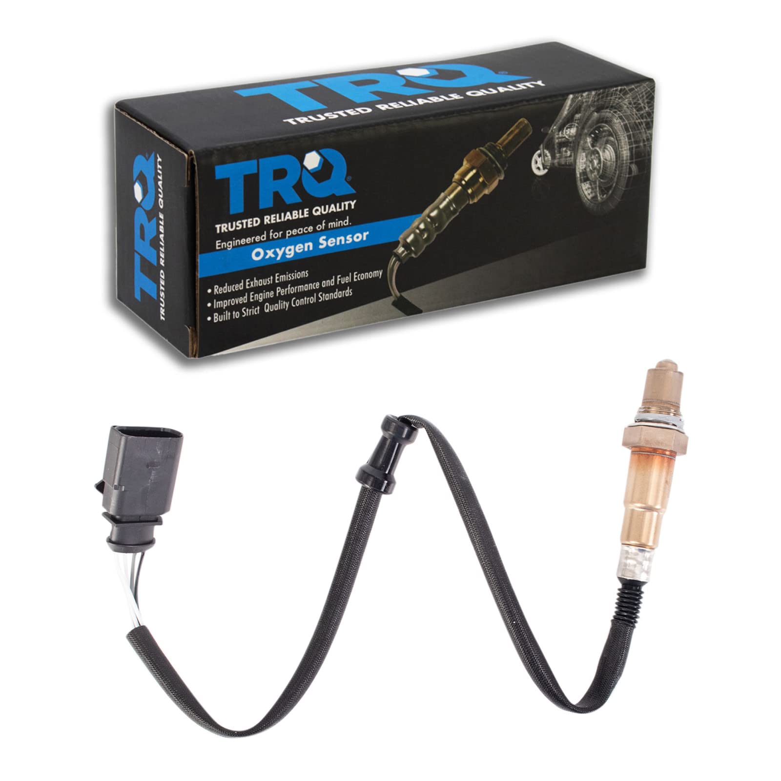 Trq O2 Oxygen Sensor Compatible With 2006-2009 Audi A3 Quattro 2007-2008 Rs4 2007-2011 S6 2007-2009 S8 2008-2010 Porsche Cayenne