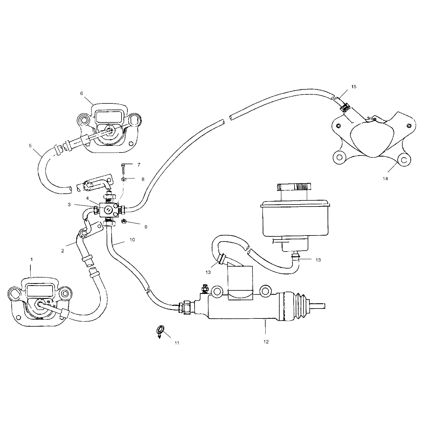 Polaris Ranger Master Cylinder Rebuild Kit, Genuine Oem Part 2201302, Qty 1