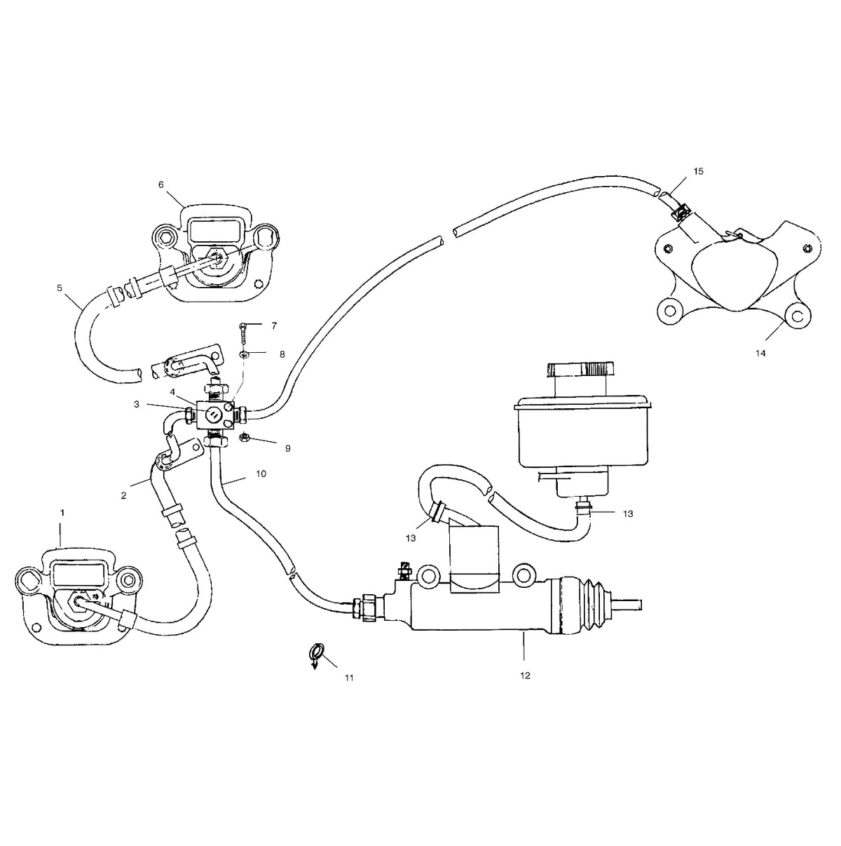 Polaris Ranger Master Cylinder Rebuild Kit, Genuine Oem Part 2201302, Qty 1