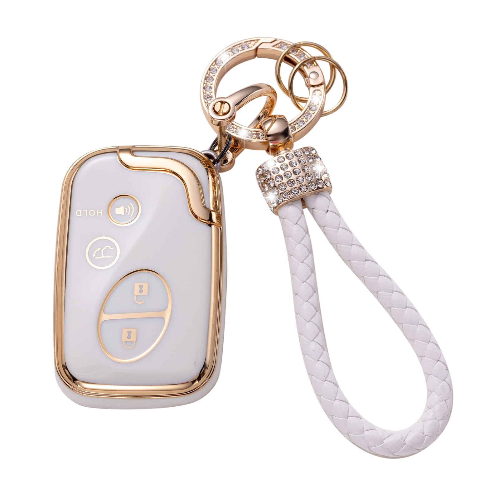 Gematay For Lexus Key Fob Cover, Key Case Shell Compatible With Lexus Gx460 Rx350 Es350 Is250 Gx460 Lx570 Is350 Gs430 Gs300 Gs45