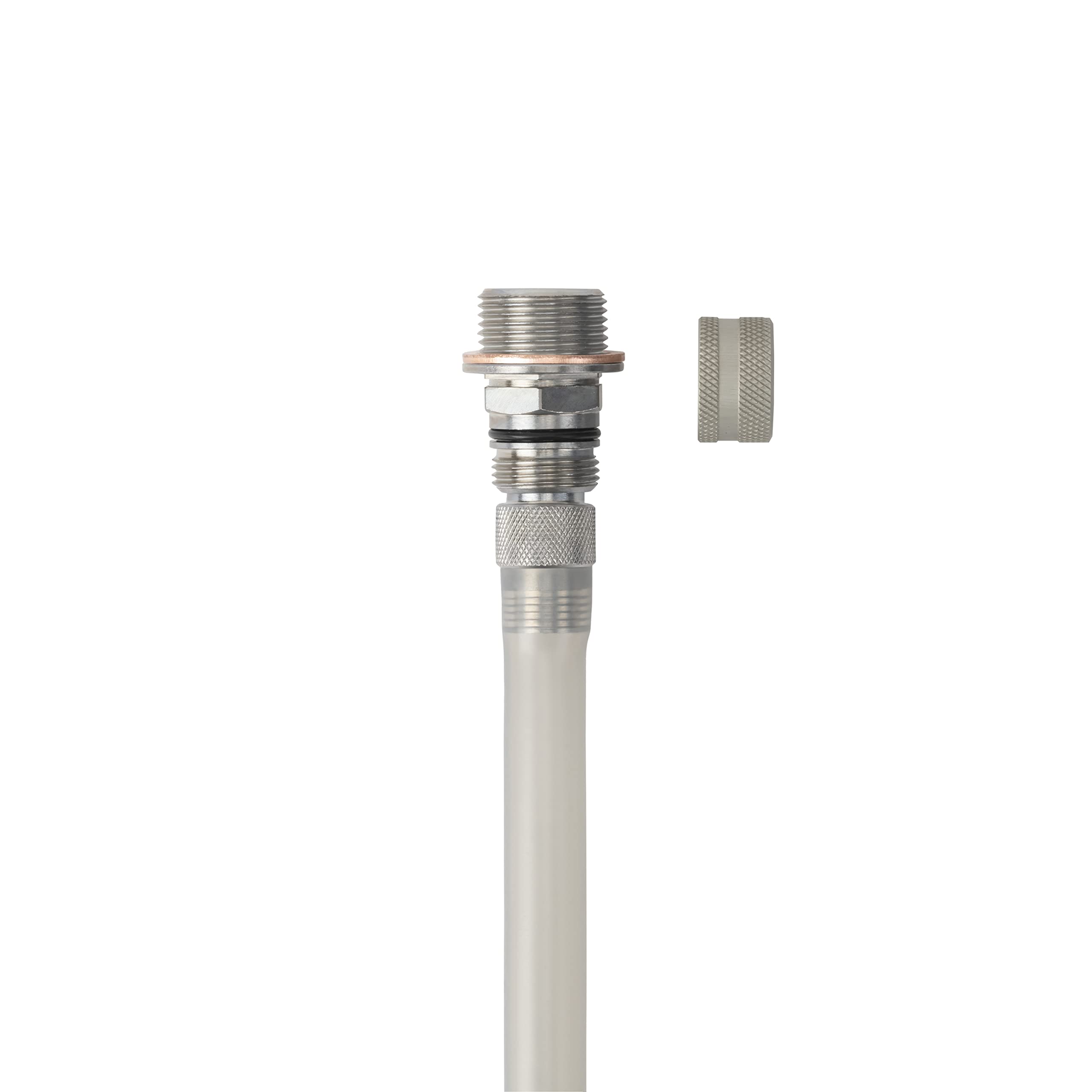 Stahlbus Oil Drain Valve Plug Npt 1/4 Inches-18 Steel - Clean, Easy, No Tool Oil Change - Includes Oil Drain Plug, Washer, Cap,