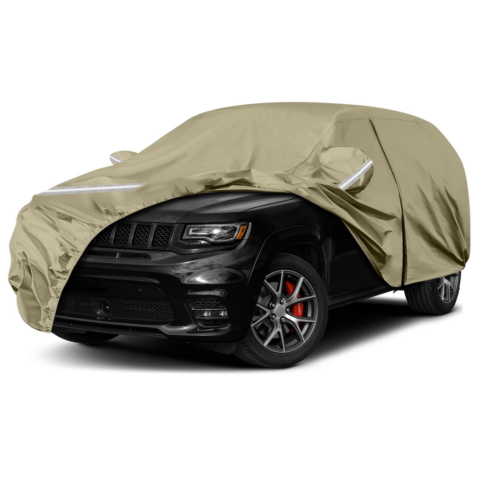 Waterproof Car Covers Replace for 2011-2025 Jeep Grand Cherokee, Multilayer Heavy Duty with Cotton Liner All Weather Car Cover w