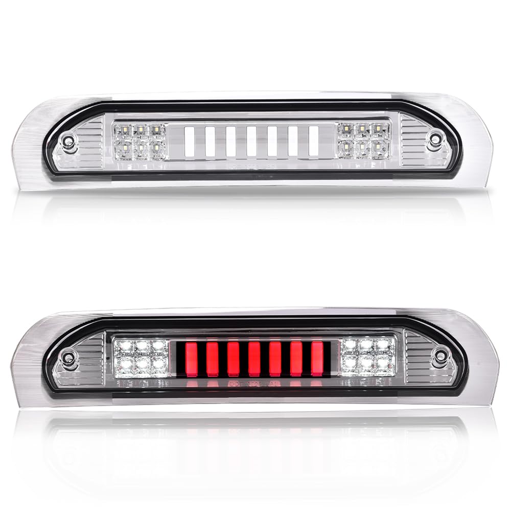Cheda Brake Lights [3D Led Bar] Compatible With 2002 2003 2004 2005 2006 2007 2008 2009 Dodge Ram 3Rd Third Brake Light/Cargo La