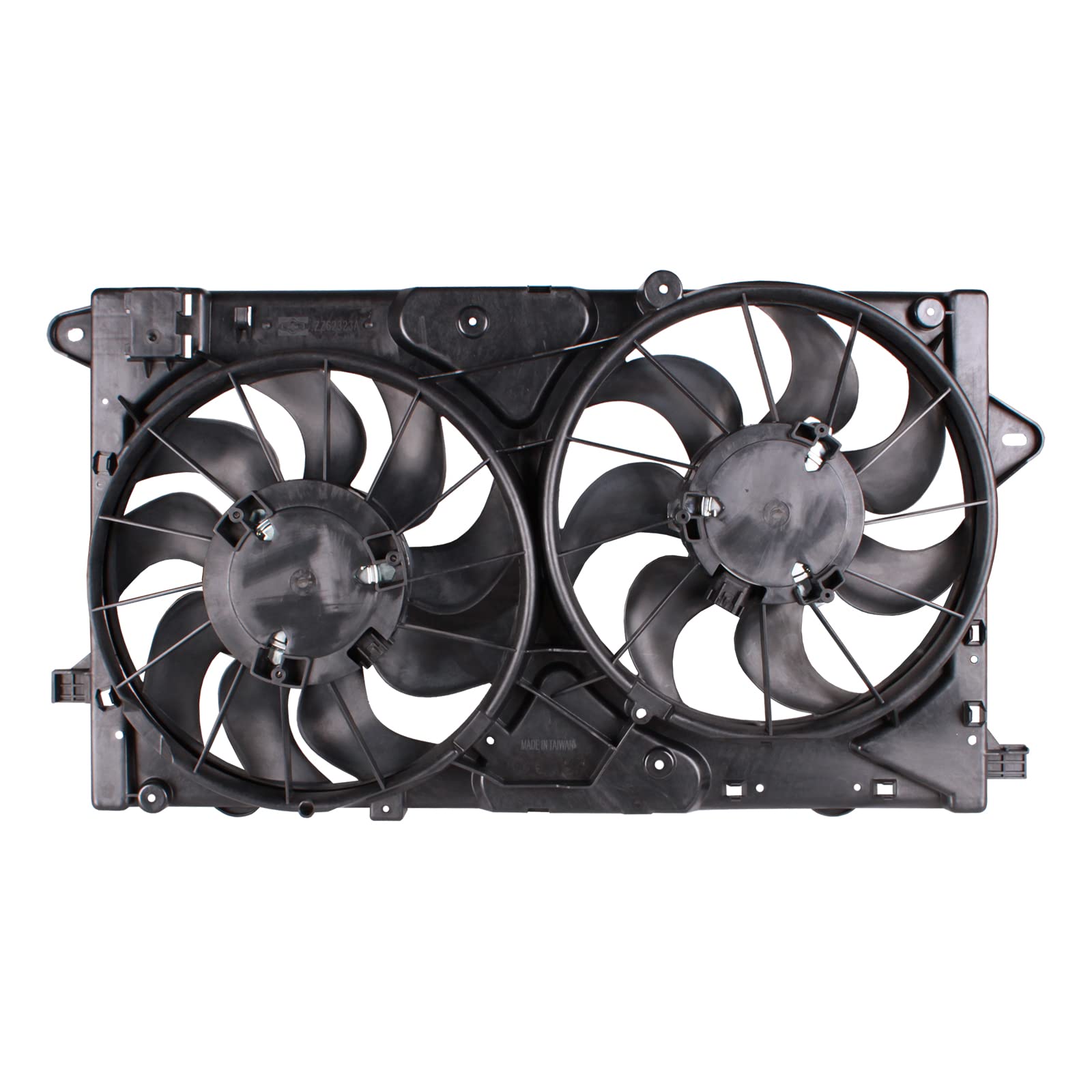 TYG OE Replacement(CAPA Quality) Cooling Fan Extra Silent for Buick Lacrosse/Allure 10-16 2.4L/3.0L/3.6L, Regal 11-17 2.4L, Chev