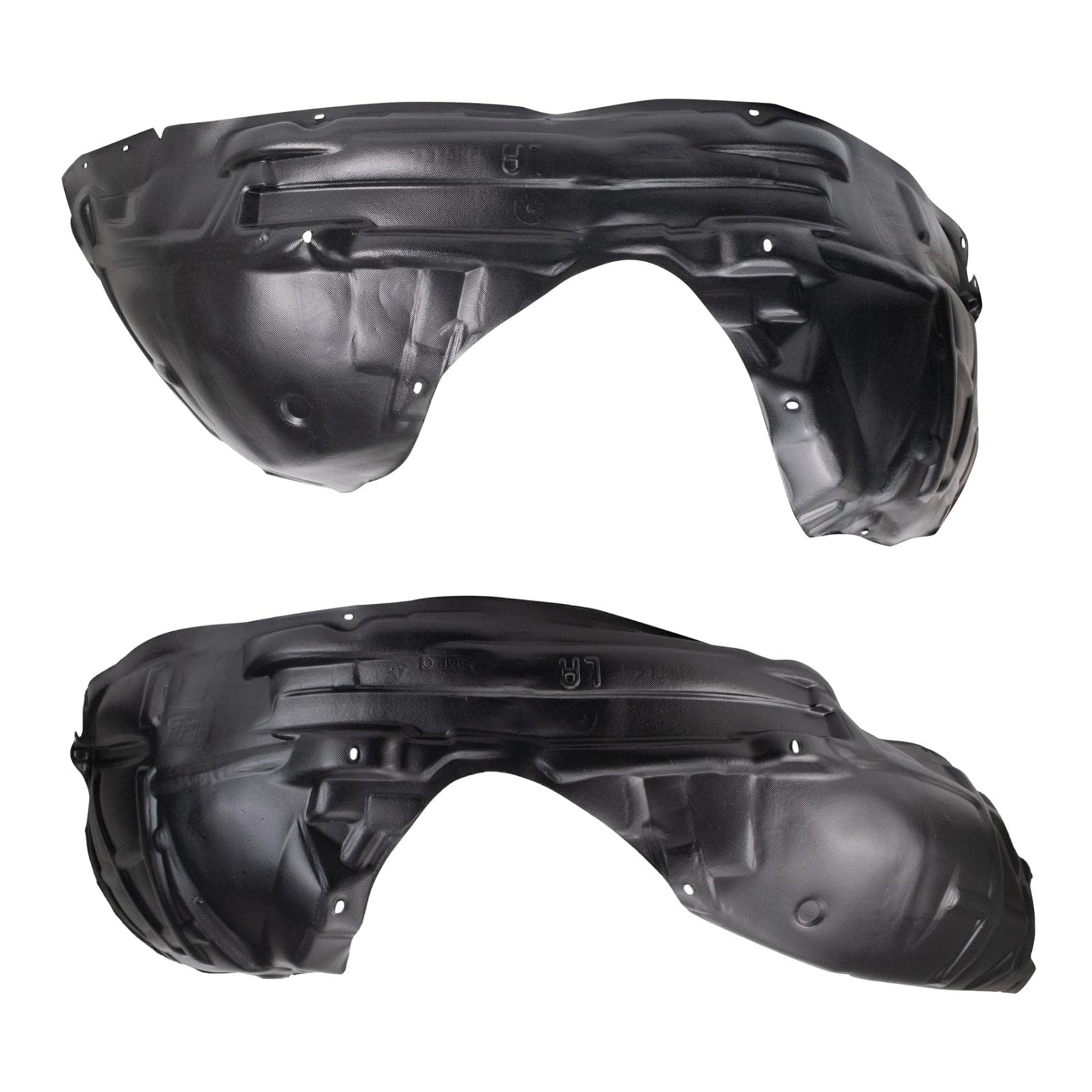 Trq Front Inner Fender Liner Set Compatible With 2015-2022 Dodge Challenger Ch1248178 Ch1249178