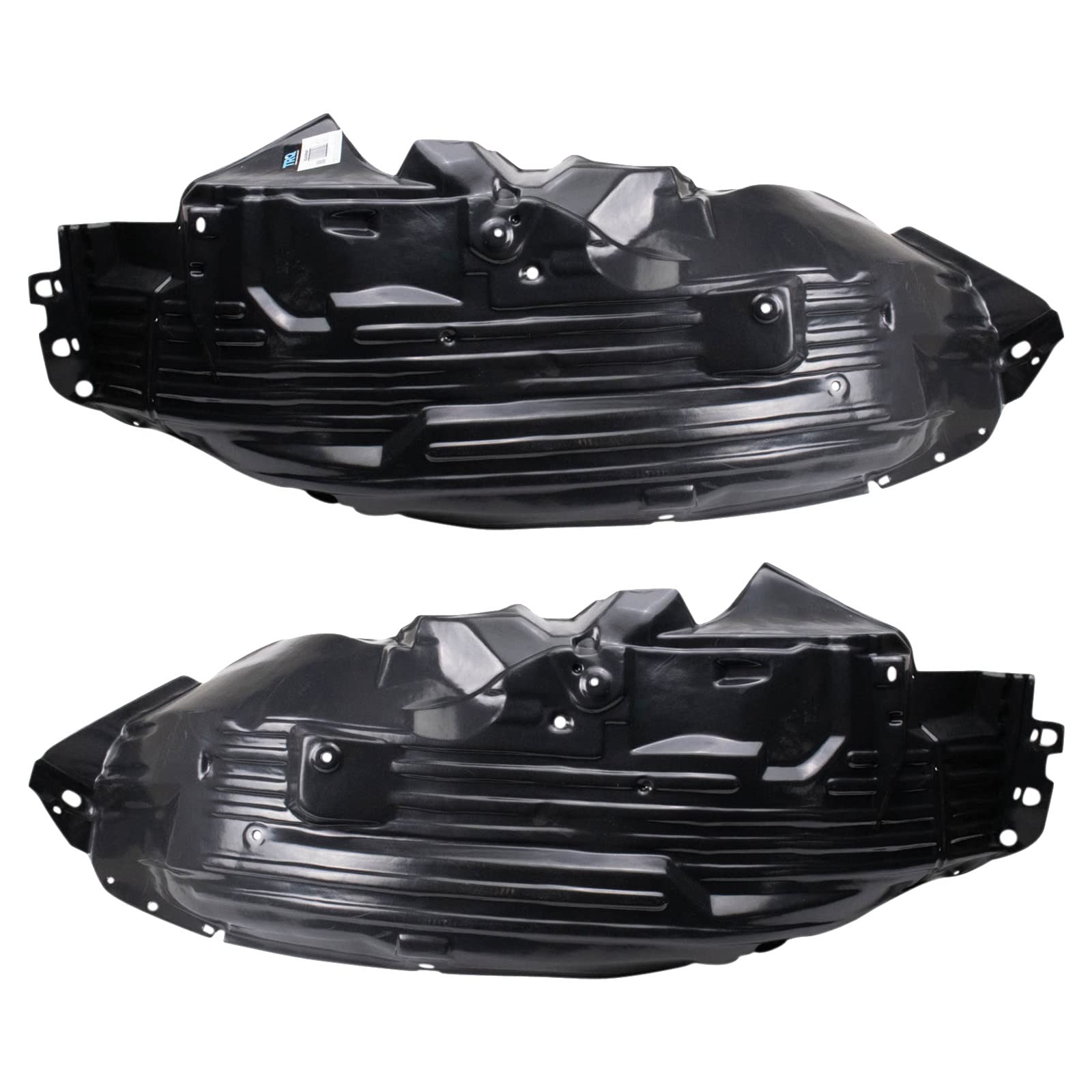 Trq Front Inner Fender Liner Set Compatible With 2005-2019 Nissan Frontier Ni1250128 Ni1251128