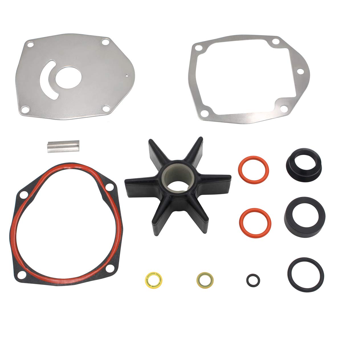 Ghmarine 43026Q06 Water Pump Impeller Kit For Mercruiser Alpha 1 Gen 2 Sterndrives And Mercury Marine Outboards 47-43026Q06 8M01