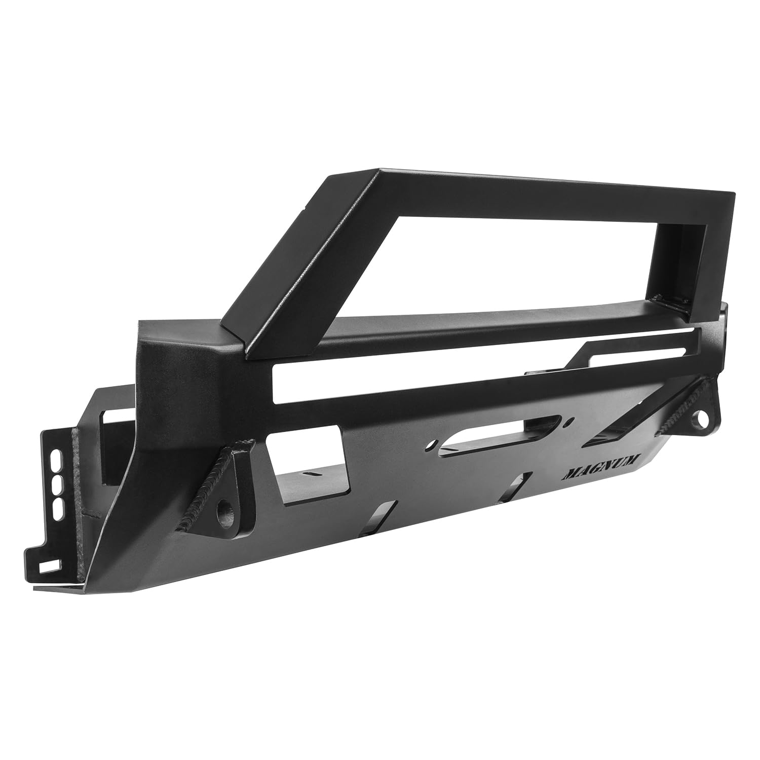 Magnum Front Bumper Winch Rt Style Guard Black For Select 2014-2024 Toyota 4Runner