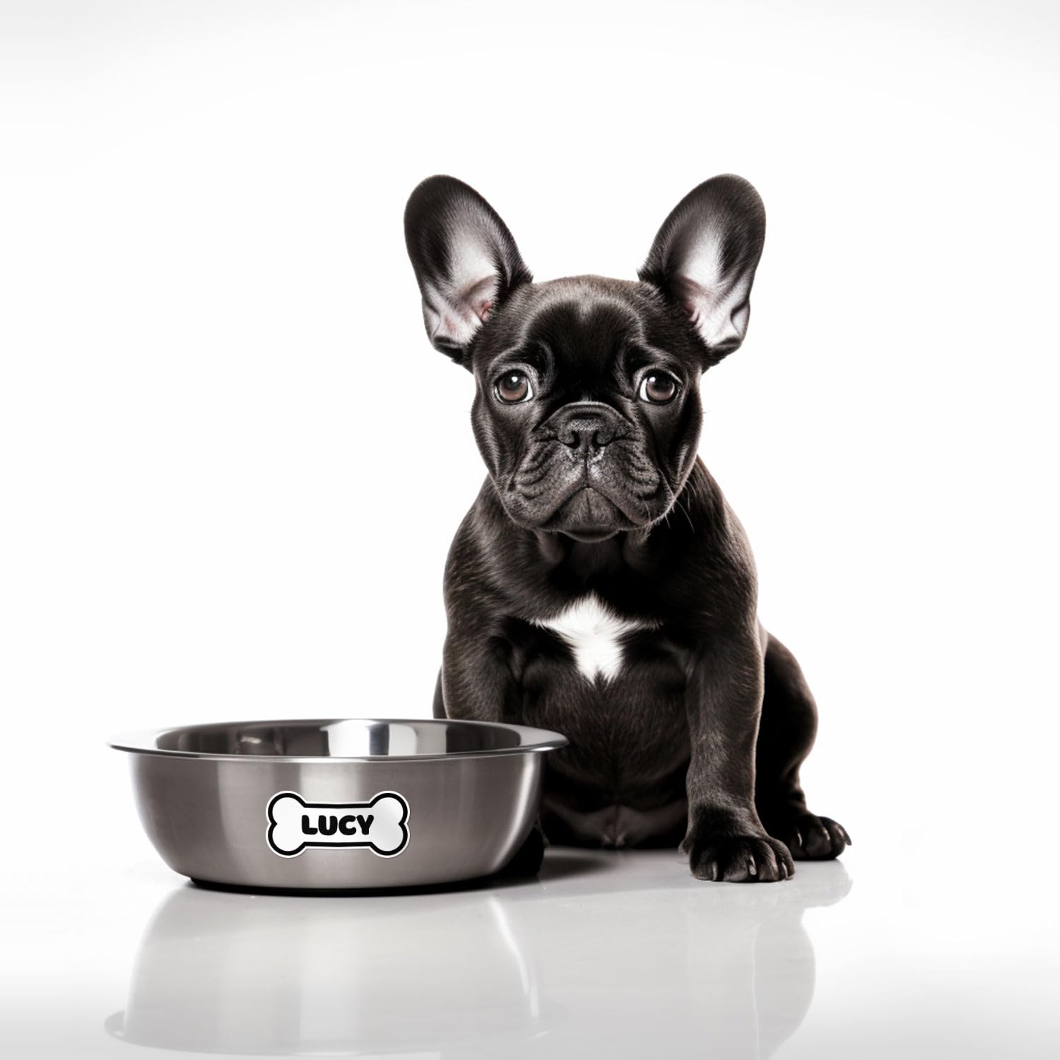 Lucy Dog Name Sticker - Waterproof Vinyl Decal For Car Bumper, Laptop, Water Bottle, Wall, And Window, Size - 6'' Longer Side