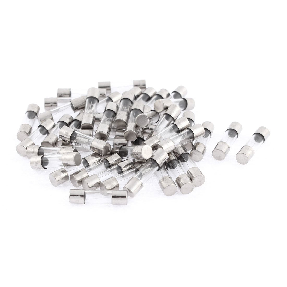 uxcell 250V 1.6AL Fast Quick Blow Glass Tube Fuses 5mm x 20mm 50 Pcs (Pack of 50)