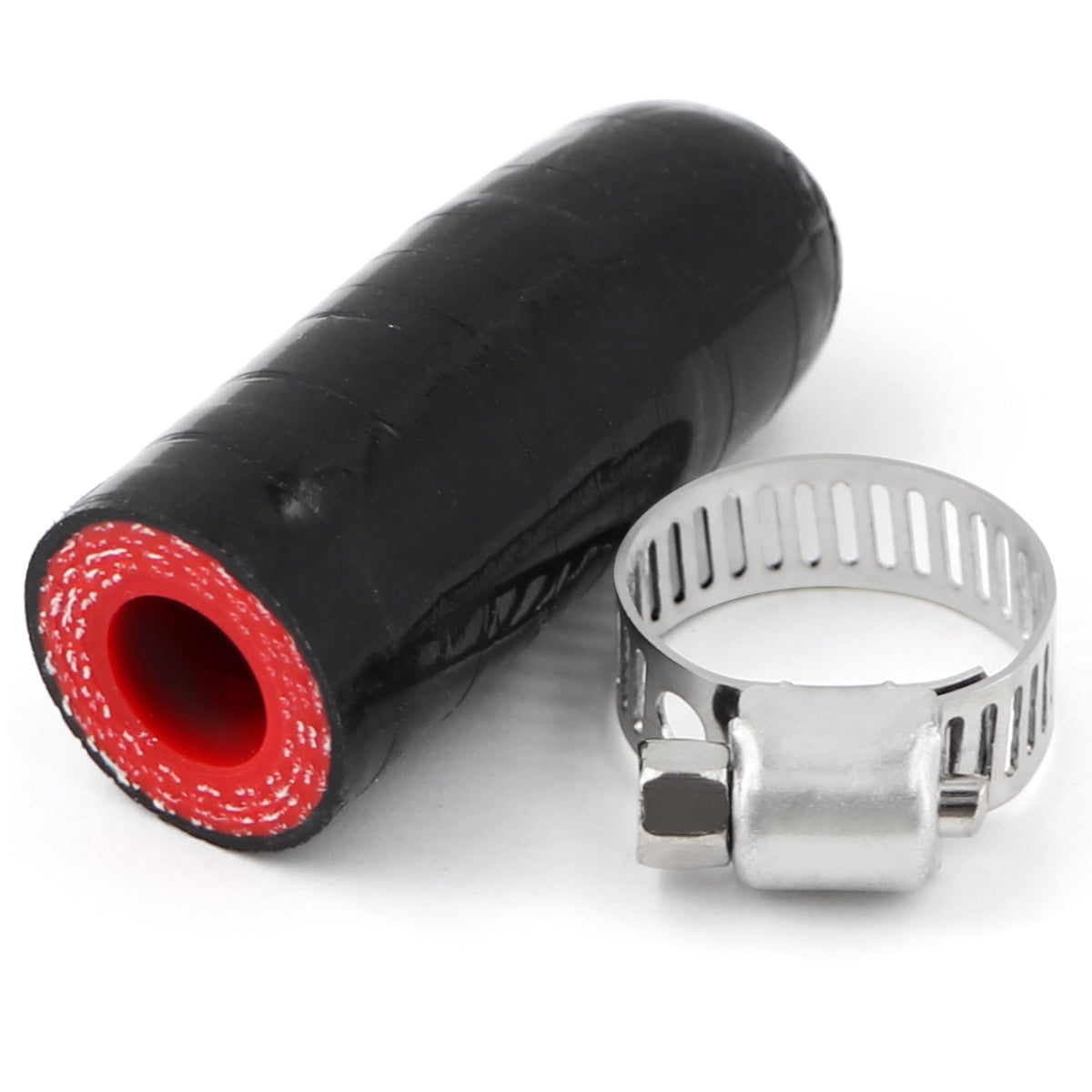 High Temperature 4-Ply Reinforced Silicone Hose Cap ID 3/8 Inch(9.5mm) Hose End Plug For Turbo Bypass Valve/Vacuum/Fix Leak/Thro