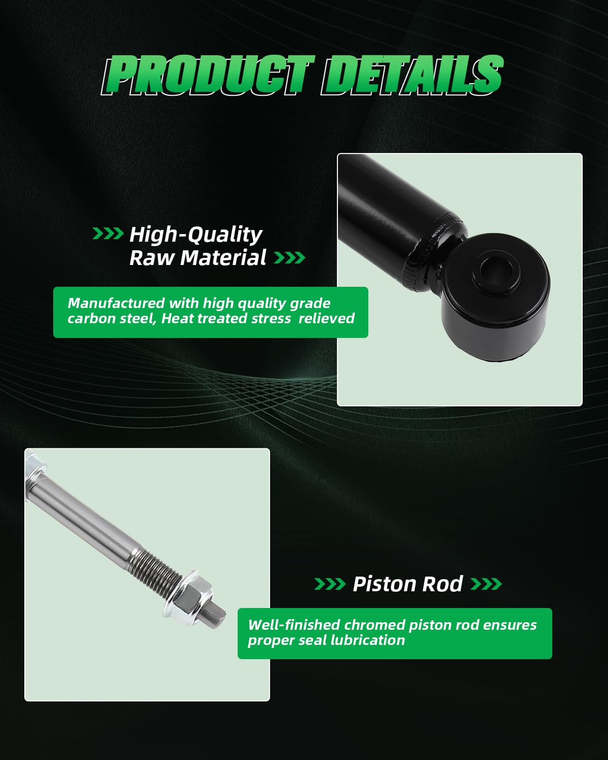 Scitoo - Rear Shock Absorbers For Mitsubishi Fits 2011-2018 For Mitsubishi Outlander Sport,2011 For Mitsubishi Rvr Shocks 340060 345934 Shocks Struts - 2Pc Set