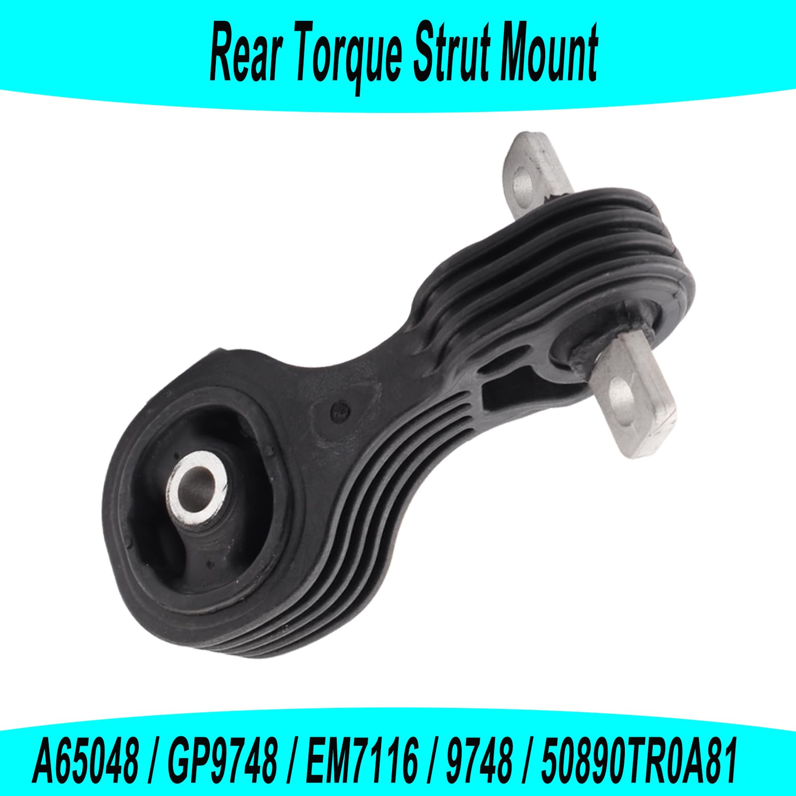 Set of 3 Engine Motor Mount & Trans Mount Compatible with 2012-2013 Honda Civic 1.8L Coupe/Sedan Replacement for A65048 A65021 A