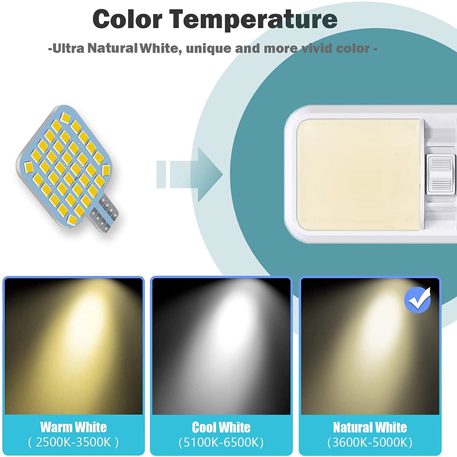 10Pcs T10 921 922 912 194 Rv Interior Led Light Bulbs, Super Bright Led Bulbs Replacement Lighting 36-Smd 2835 4500K Natural Whi