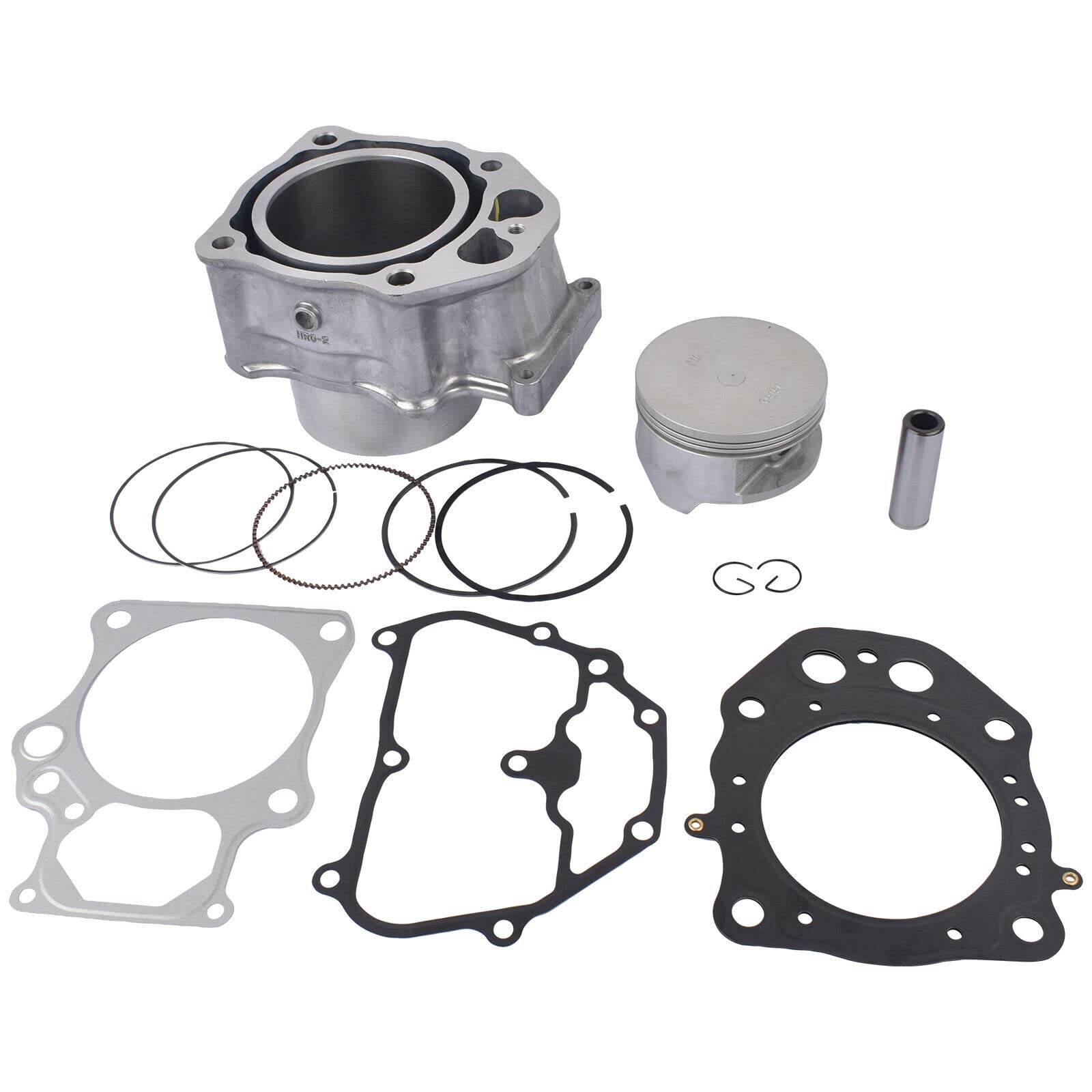 Lamerto Cylinder Piston Gasket Top End Rebuild Kit Replacement For Honda Trx500 Foreman Rubicon 500 2012-2019, Pioneer 500 2015-2021 92Mm 475Cc # 12100-Hr0-F00 12191-Hr0-F01 3101-Hr0-F00