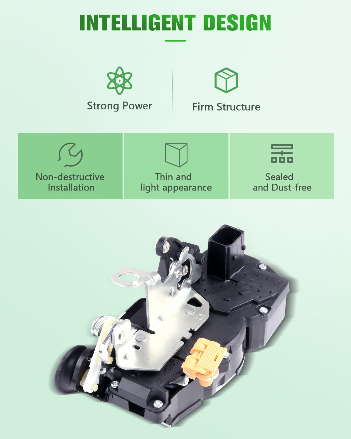Power Door Lock Actuators Rear Left Door Latch Replacement Fits for 2008-2014 for Cadillac CTS 931-398