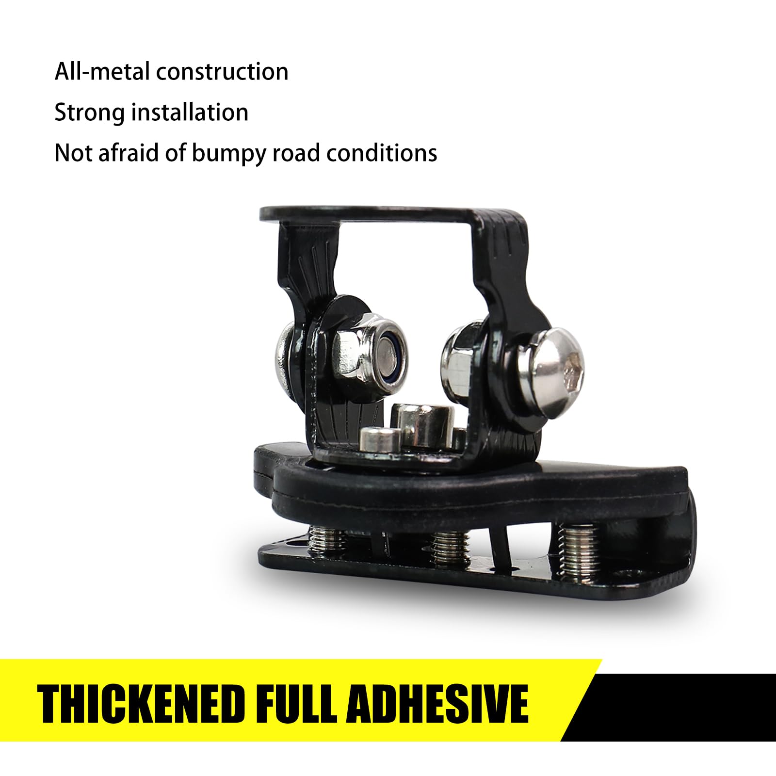 Crynod 2 Pcs Car Hood Light Bar Non-Destructive Fixing Bracket,Adjustable Led Work Light Base Mounting Holder, Safety Cushioning