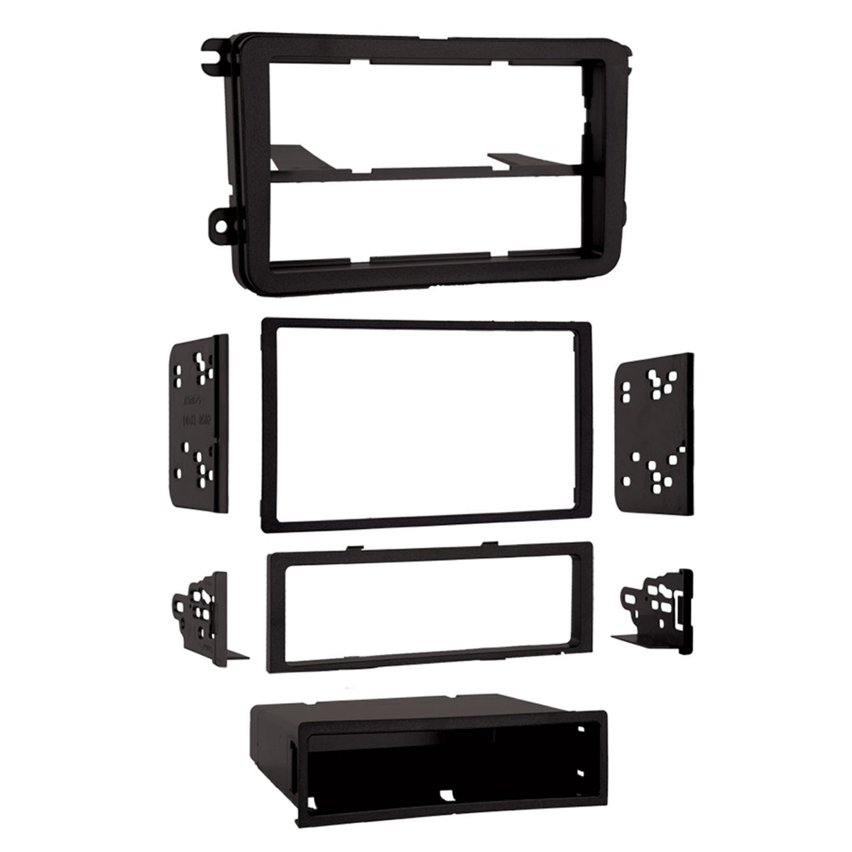 Metra 99-9011 Single DIN Installation Multi-Kit for Select 2005-2009 Volkswagen Vehicles, Black